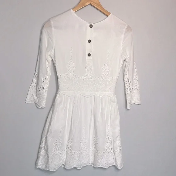 Dolce Vita White Eyelet Dress size XS - Picture 8 of 12